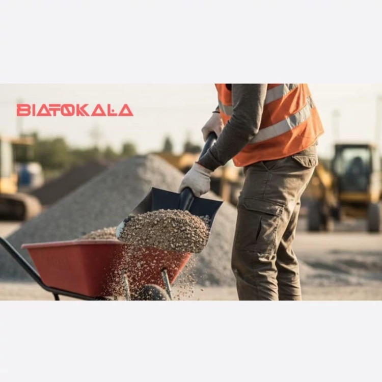 بیل پارویی فلزی حرفهای دوام طولانی و استفاده راحت