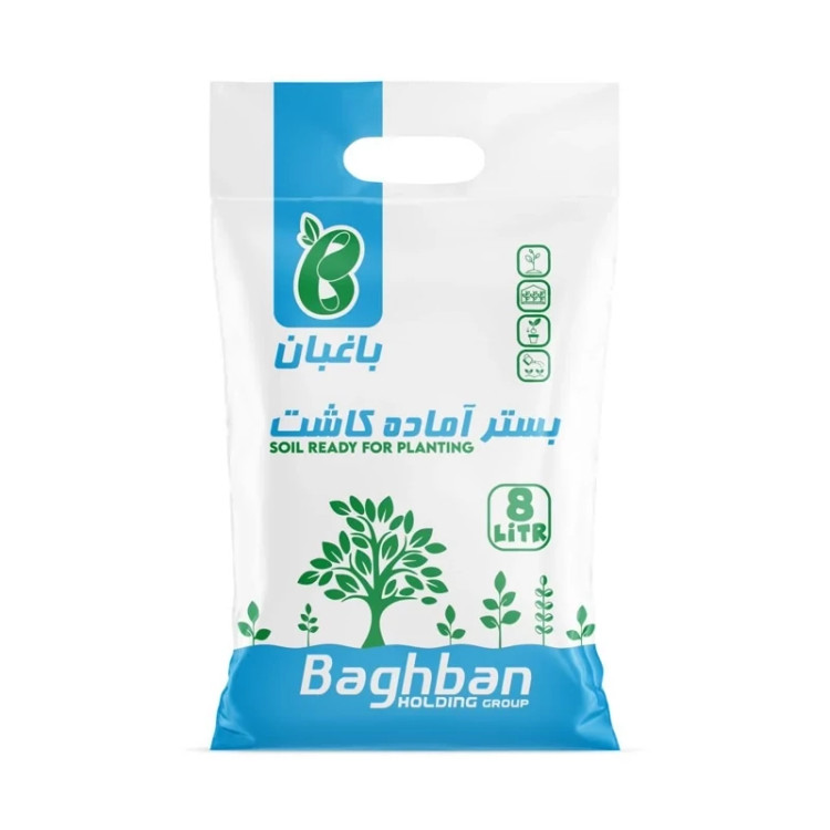 خاک برگ 8 لیتر باغبان