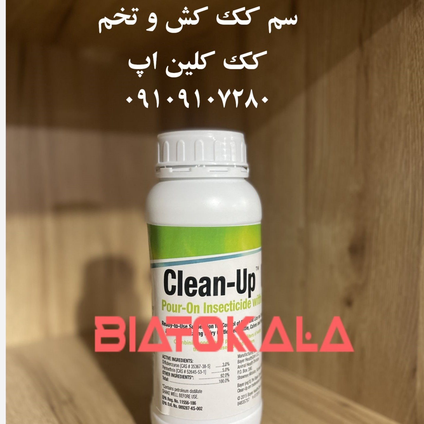 نابودی کک ها با سمپاشی سم کلین اپ